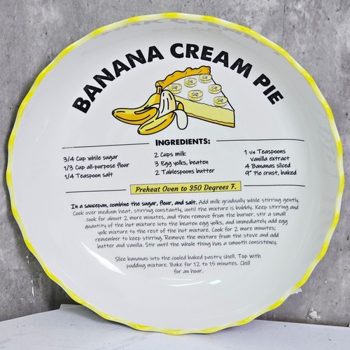 Vintage banana cream pie - vintage,