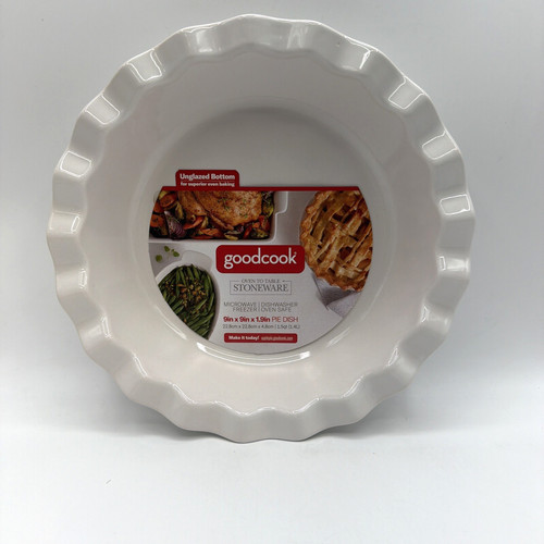 Goodcook stoneware pie - goodcook, in