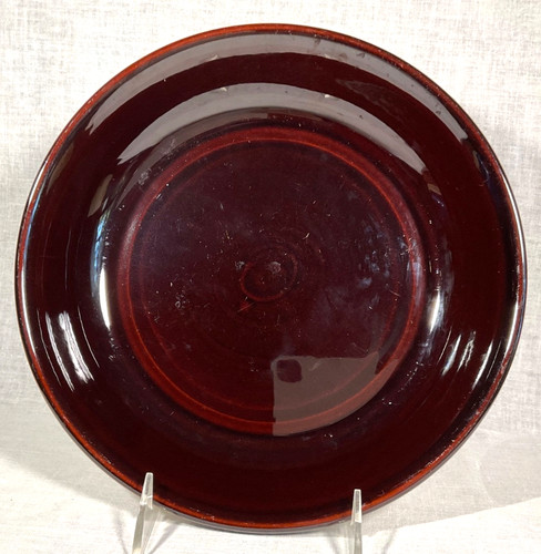 Stoneware pie plate brown - stoneware,