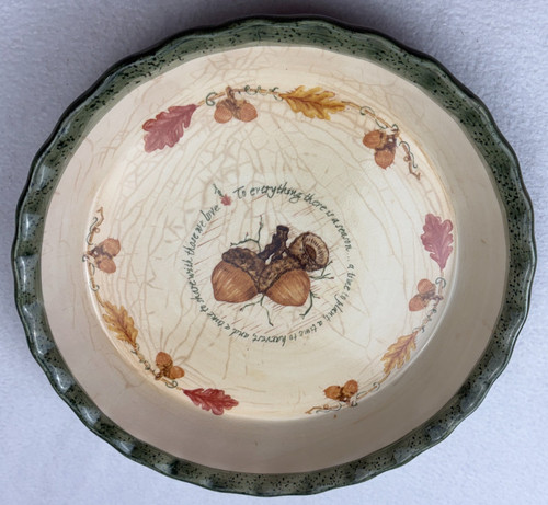 Russ berrie ceramic - pie, plate