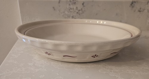 Longaberger pottery pie - pottery,
